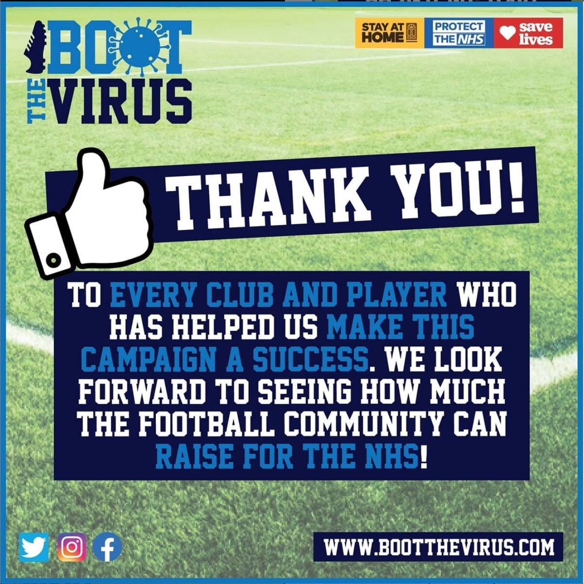 Boot the virus campaign thank you