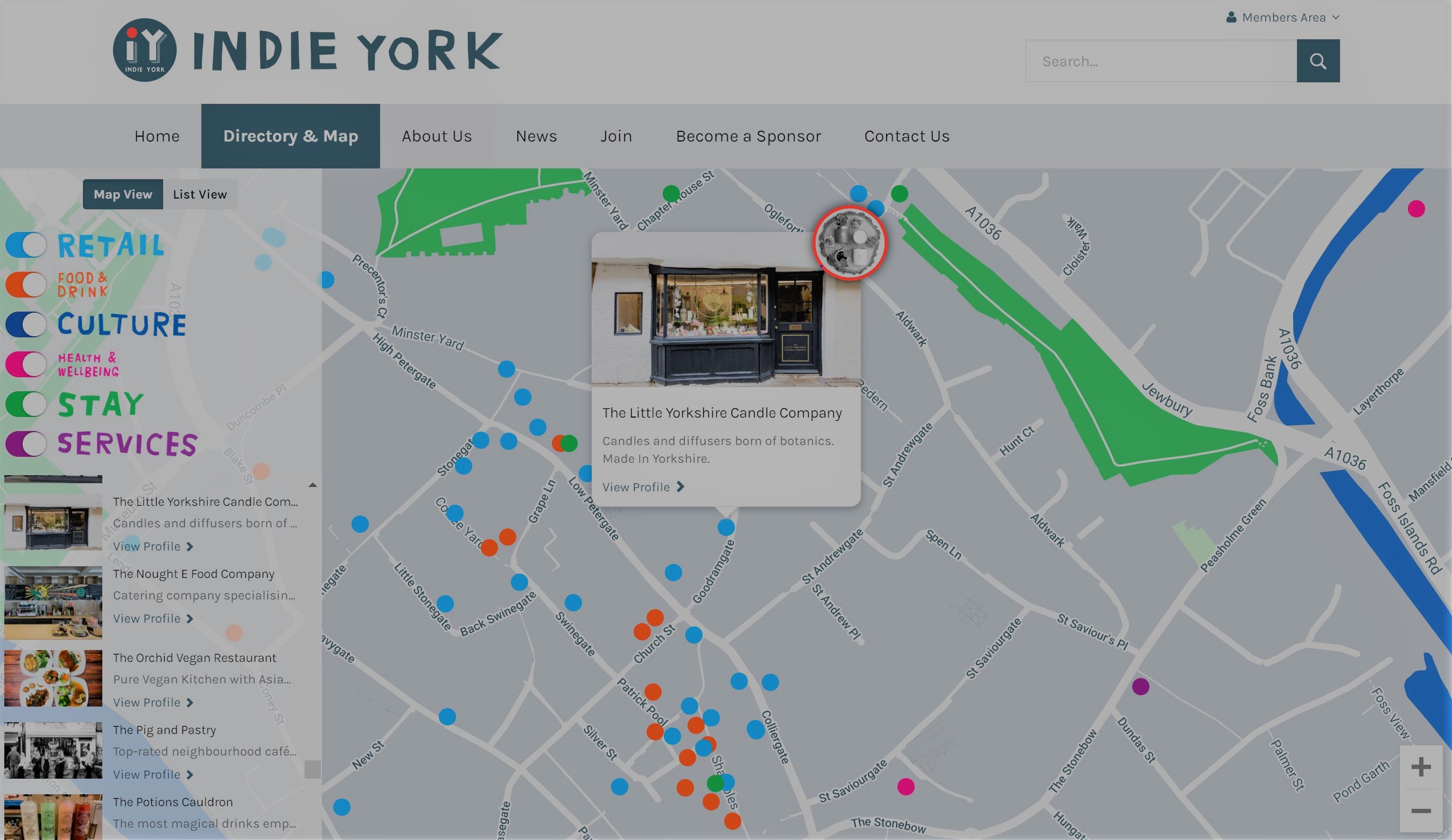 Indie York Redesign and Redevelopment